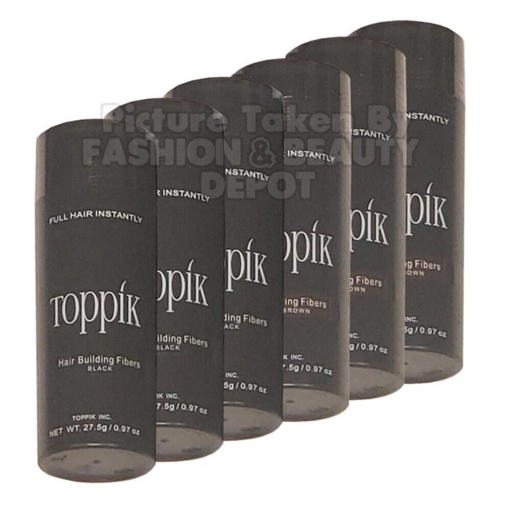 Toppik HAIR BUILDING FIBERS (set of 4), Black..27g / 0.97oz